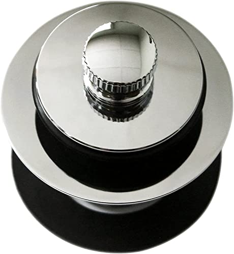 Westbrass D3324-05 1-1/2" NPSM Pull & Drain Bathtub Plug, Coarse Thread, Polished Nickel - color: Polished Nickel