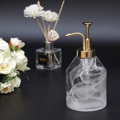 Soap and Lotion Dispenser Pumps Replacement Head Made of ABS Material, 33mm (1.3inch) Golden Gloss Smooth Action Pump, Rust Proof & Leak Proof for Coffee Syrup Pump,for Bottles DIY (Gold) - color: Brushed Gold