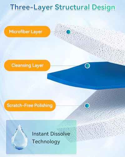 50count Wand Refills, Disposable Toilet Brush Heads for Cloro x Toilet Wand