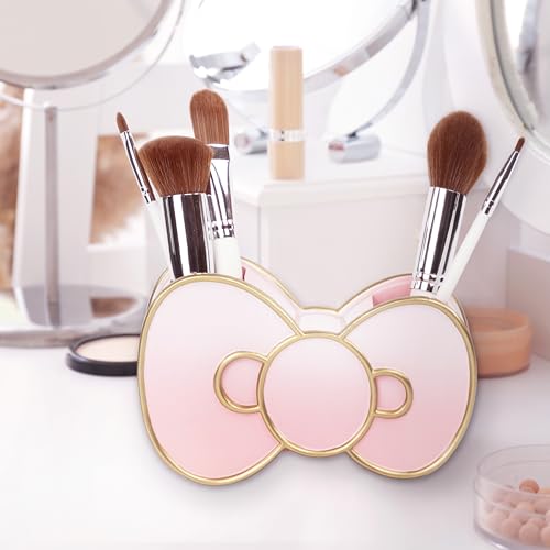 Jay Franco Hello Kitty Bow Toothbrush Holder - Pink Resin Pencil Holder - Bathroom Storage - color: Pink - Hello Kitty