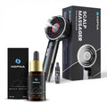 2-in-1 Electric Scalp Massager with Nano Mist Serum Applicator + Scalp Serum Bundle, Waterproof Rechargeable Head & Scalp Massage Brush with Moving Massage Teeth for Relaxing Scalp Care Routine