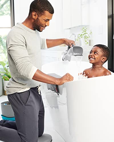 Skip Hop Baby Bath Rinse Cup MOBY Tear-free Waterfall Rinser Grey Age 0+ - style: Moby Rinser Grey