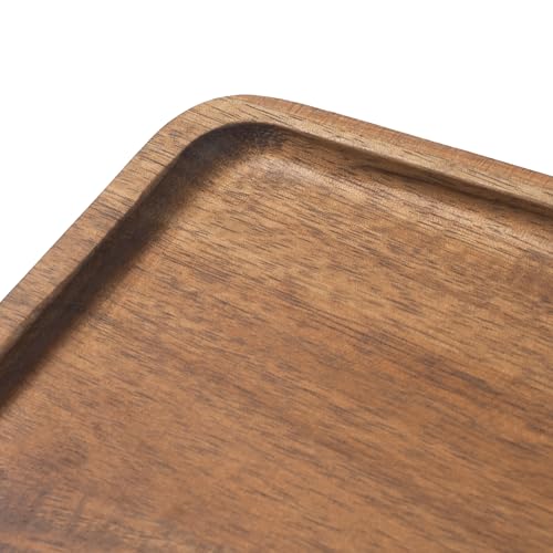 Bathroom Vanity Tray, Bathroom Tray for Counter, Toilet Tank Tray, Wood Bathroom Tray for Organizing and Home Decor (7.9 x 5.1 x 0.8 inch) - size: 7.9" x 5.1" x 0.8"