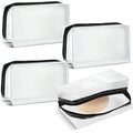 Sieral 4 Pcs Travel Soap Container Bags Bulk Waterproof Soap Bar Holder Case Pouch with Zipper Holder Pouch for Travel Bathroom Shower Gym Camping Vacation Outdoor Hiking Bath
