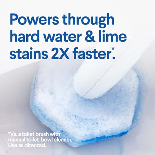 CLOROX ToiletWand Disposable Toilet Cleaning System, Spring Cleaning Essential, ToiletWand, Storage Caddy, and 16 Disinfecting-ToiletWand Scrubbing Pad Refills (Pack of 6) - size: 16 Count (Pack of 6)