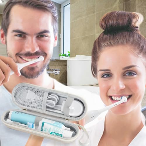 Toothbrush Travel Case for Oral B/Oral-B Pro 1000 1500 5000 7000 & Philips Sonicare 4100 1100 5300 5100 6100/iO Electric Toothbrush, Hard Protective Storage Bag (Starlight-2) - color: Starlight-2
