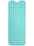 ENKOSI Bath Mat - Large Non Slip Bathtub & Shower Mat - Extra Long 40 x 16 Inch Bathroom Mats for Tub Nonslip Anti Slip Bathmats (40x16 Clear Green 1-Pack) - color: Clear Green
