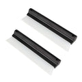 2 Pack 10 Inches Cleaning Water Squeegee Blades Soft Silicone Squeegee for Shower, Kitchen, Window and Car Glass
