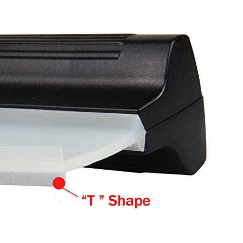2 Pack 10 Inches Cleaning Water Squeegee Blades Soft Silicone Squeegee for Shower, Kitchen, Window and Car Glass