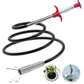 (116 inch) Drain Snake, Drain Clog Remover Tools Cleaner for Toilet Sewer Tub Clogged Drains Opener Gutter Cleaning - style: 116 IN