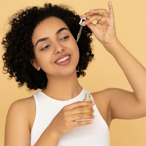 24 Pack 1oz Clear Glass Bottles with Golden Top Eye Droppers for Essential Oils, Perfumes & Lab Chemicals (Brush, Funnels, 2 Extra Droppers, 36 Pieces Labels & 30ml Measuring Cup Included) - color: Clear-Gold Cap