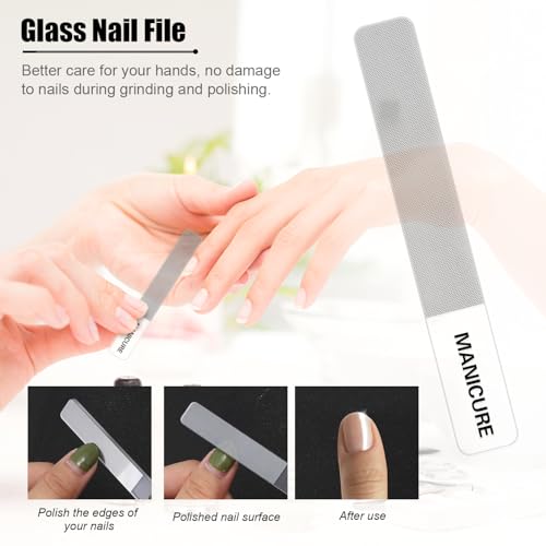 Manicure Set Professional Nail Clippers Pedicure Kit, 16 pcs Stainless Steel Nail Care Tools Grooming Kit with Luxurious Travel Leather Case for Thick Nails Men Women Gift (Black) - color: Black