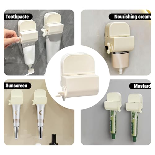 Toothpaste Squeezer，Toothpaste Tube Squeezer Tool Toothpaste Dispenser 2 Pack