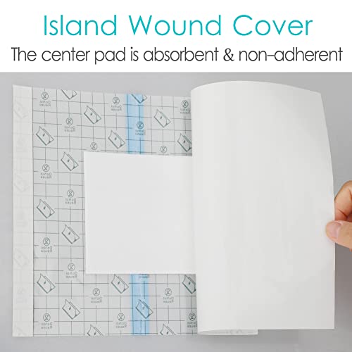 14 Pcs Waterproof Shower Cover 12"x12" with Non-Stick Center Pad for Large Port Surgery Incisions Protector Patch Transparent Film Clear Adhesive Wounds Dressing Bandage Shields - size: 12x12 Inch (Pack of 14)
