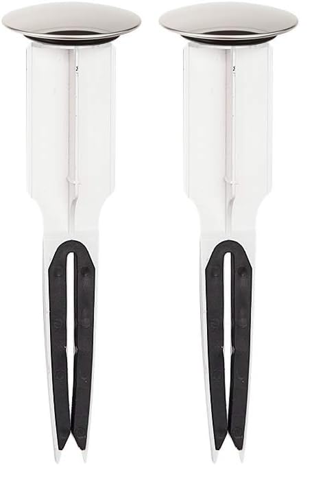 PF WaterWorks PF0250 EasyPOPUP Patented Universal Bathroom Sink Pop-Up Stopper, Easy Install/Remove Design, No Disassembly, Fits BallRod Pop-Up Drains, 5-1/2 in Tall 1.5 in. Cap Dia. Chrome - color: Chrome, size: 1.5 in. Cap Dia. (Pack of 2)