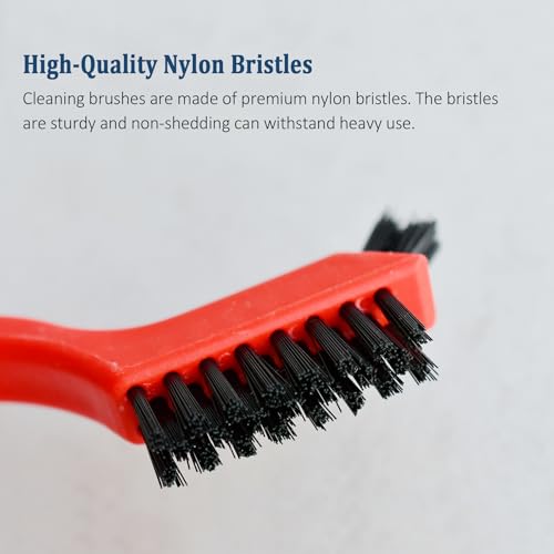 3pcs Nylon Brushes for Cleaning, Small Cleaning Brushes for Tight Spaces, Car Detailing Brush Set for Cleaning Dust in Holes - size: 3 pcs