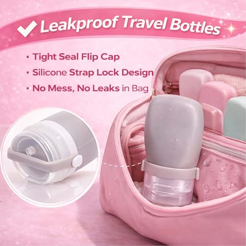 2 oz Travel Bottles, Leakproof Silicone Squeeze Bottle Mini Travel Size Container for Toiletries Lotion Shampoo and Conditioner Liquid Salad Dressing to go Condiment, TSA Approved, 4 Pack - color: Black, Grey, White, Clear, size: 2 oz