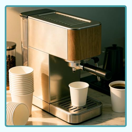 100 Pack 3 oz Paper Cups - Disposable Bathroom Cups for Mouthwash, Rinsing, & Dental Care | Also Ideal as Small Coffee Cups, Espresso Cups | Sturdy Paper Construction, Leak Resistant - size: 100pack