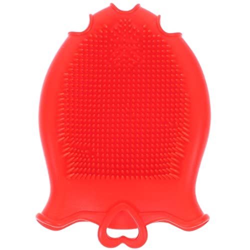 Beaupretty Baby Silicone Shampoo Brush with Soft Scalp Massager and Ergonomic Grip Gentle Exfoliating Bath Shower Brush for Kids Hair Care and Relaxing Scalp Massage