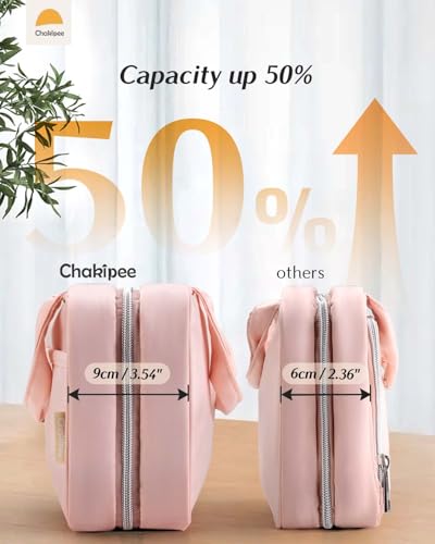 Travel Hanging Toiletry Bag for Women - Waterproof Cosmetic Organizer with Clear Window, Lightweight Bathroom Bags for Essentials, Makeup, Shampoo, Toiletries Pink, Medium - color: Pink, size: M (10.8x6.9x3.5inch)
