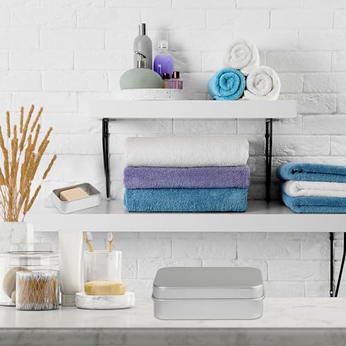 Ouligay Travel Soap Container Bar Soap Holder Bar Soap Case Metal Soap Box Soap Dish Travel for Gym Camping Home Bathroom