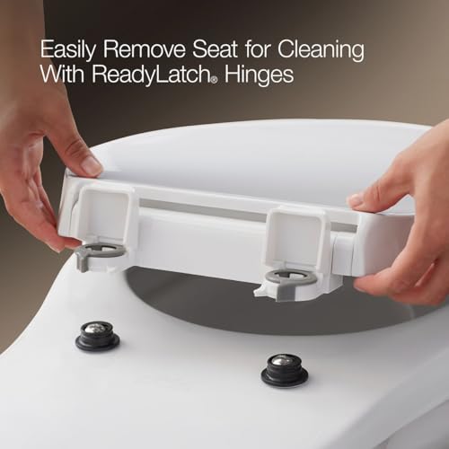 KOHLER 4639-RL-NY Cachet ReadyLatch Round Toilet Seat Soft Close, Dune (Pack of 2) - color: Dune, size: Round (Pack of 2)