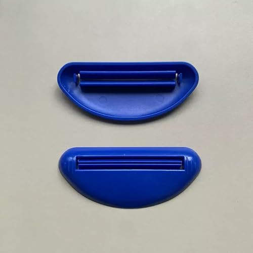4Pcs Toothpaste Tube Squeezer Quad Pack - Suitable for Travel & Home Use Red+White+Black+Blue