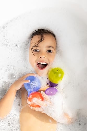 Ubbi Translucent Interchangeable Silicone Bath Toys for Baby and Toddler, Mix and Match Ocean Animal Water Toys, Set of 4 - color: Translucent Interchangeable Critters