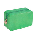 RSRSLEII Stardust Twinkle Jelly Travel Makeup & Toiletry Bag, Waterproof PVC Cosmetic Bag/Case for Women，Zipper SPF Beach Bag for Sunscreen Skincare and Daily Essentials (04Green) - color: 04Green