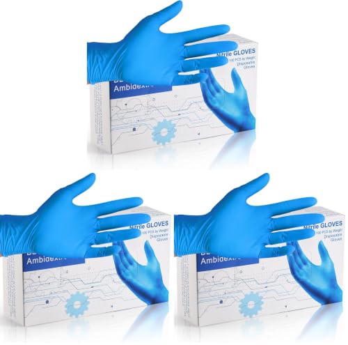 PEIPU Nitrile Disposable Gloves，Powder Free, Cleaning Service Gloves, Latex Free - size: X-Large (Pack of 100), style: 100 Pcs