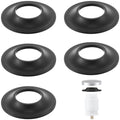 Dreyoo 5 Pack Tub Stopper Gasket for Tub Drain Assemblies, Replaces Stopper Bathtub Drain Gasket, for Tip Toe Style Bathtub Stoppers (2-1/16 in. x 1 in. x 1/4 in), Easy Installation