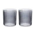 Gaolinci 2 Pcs Glass Tumbler Cup,Toothbrush Holder, Bathroom Cups, 10 oz - color: Grey, size: 10 oz