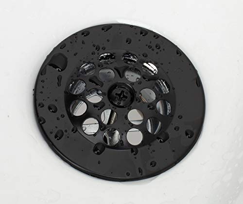 Artiwell Trip Lever Tub Trim Kit Set With Trip Lever Overflow Face Plate, Trip Lever Bathtub Drain with Strainer, Overflow and Matching Screws (MATT BLACK) - color: MATT BLACK