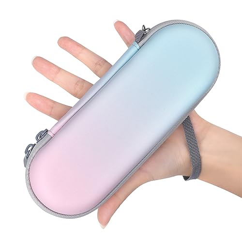 Sopito Electric Toothbrush Travel Case, Hard Storage Case with 6pcs Cover Caps, Fits for Oral-B/Oral-B Pro/Philips Sonicare Electric Toothbrush, Gradient - color: Gradient