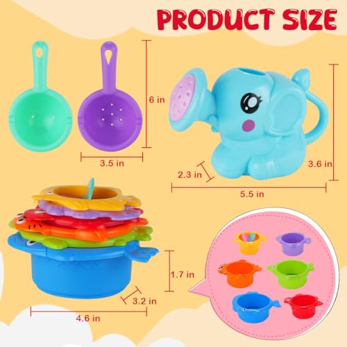 Bath Toy Set for Kids Toddlers Baby Bath Toys Fun Educational Floating Bathtub Playtime Accessories Gift Bath Toy - size: #3