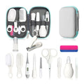 Baby Healthcare and Grooming Kit, Baby Safety Care Set, Baby Electric Nail Trimmer Set Newborn Nursery Health Care Set for Newborn Infant Toddlers Baby Boys Girls Kids (Grey White-18 Kits) - style: Grey White 18 in 1