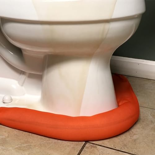 Quick Dam WUB210-2 Water Activated Flood Barrier – 10 ft, 2-Pack, Orange – Indoor Leak Protection, Absorbs 3.1 Gallons Each, Swells to 2.5" High - size: 10ft