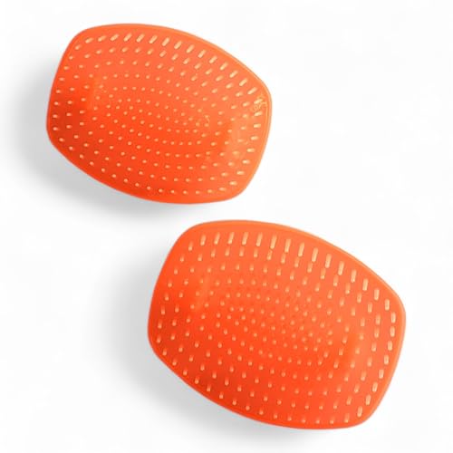 Detangler Hair Brush 2 Pack for Wet & Dry Hair (4×3 in) - Firm Bristle Shampoo Scalp Massage Brush for Shower - Pain-Free Detangling for Women, Men, Kids (Red) - color: Red