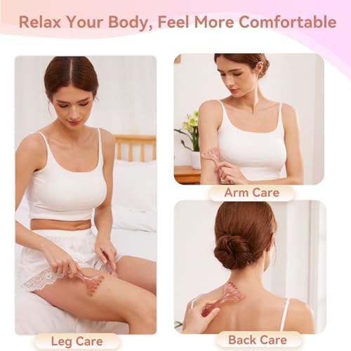 3 Pack Head Massager & Scalp Comb - Manual Scalp Massager with Gua Sha Comb for Scalp Relaxation, Tension Relief, Resin Head Scratcher Stress Relief Tool for Women Men - color: Pink