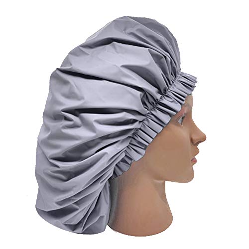 ELEBOX Premium Collection Super Jumbo Shower Cap Grey - color: Grey