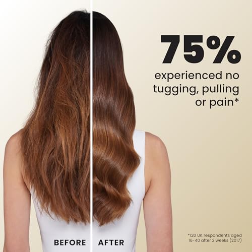 Tangle Teezer Ultimate Detangler Brush, Straight to Wavy, Cappuccino | Patented two-tier, regular-flex teeth reduce breakage & split ends on wet or dry hair; Shower-friendly hairbrush for all ages - color: Cappuccino