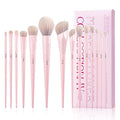 Jessup Pink Makeup Brushes Set 14Pcs Make up Brushes Premium Vegan Foundation Concealer Blush Eyeshadow Eyeliner Powder Highlighter Blending Face Brush Set, T495 - color: C-Pink-14pcs, size: Full Brush Set