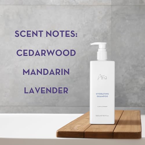 Aria Hair Care Set - Shampoo & Conditioner - Scented with Cedarwood, Green Mandarin, Lavender - Vegas Hotel Bath Amenities - 10 oz, White - size: 10 Fl Oz (Pack of 2)