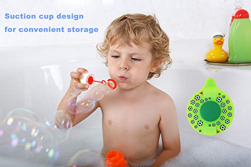 Bathtub Drain Stopper, Silicone Tub Stopper Plug, Universal Bath Drain Cover, Kids Tots Babies Gift (Green Football) - color: Green Football