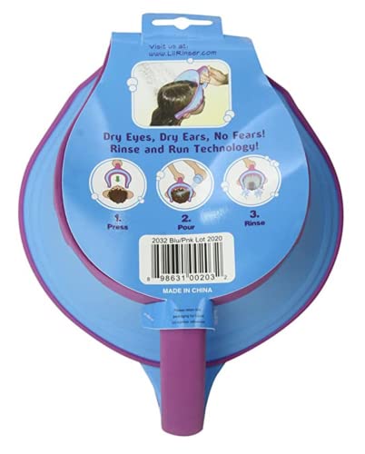 Shampoo Visor by Splash Guard, Comfort Seal Baby Bath Shampoo Shower Cap, Gentle Rinse and Shield Bath Hat for Toddlers and Babies, Protects Eyes, Ears, and Face - color: Blue