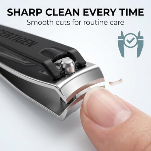Nail Clippers Set 6 -Pack - Includes Toenail Clippers, Fingernail Clipper, and Finger Nail Clippers for Men and Women Adult, Toe Nail and Fingernail Clipper Kit