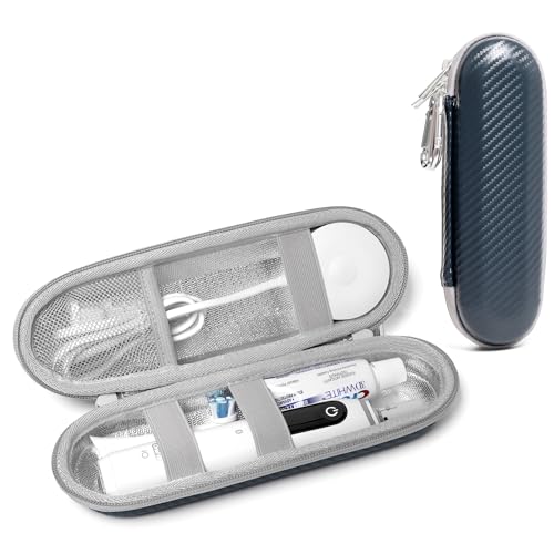 Nincha Hard Shell Electric Toothbrush Case - for Oral-B iO/Pro/Smart Series, Philips Sonicare Electric Toothbrush, Bigger Size Travel Case Fits all Powered Toothbrushes and Accessories Grey - color: Grey