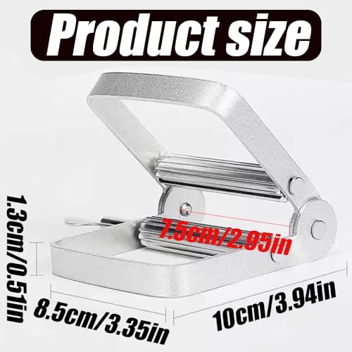 Toothpaste Squeezer, Metal Toothpaste Tube Squeezer, Paint Tube Wringer, Rolling Toothpaste Squeezer for Artist,Hair Salon,Painter and More