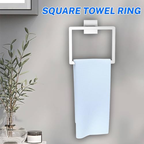 Brushed Nickel Bathroom Hardware Accessories Set 10-Piece Brushed Towel Bar Set Bath Towel Holder Set Stainless Steel Wall Mounted Towel Rack Set,23.6 in - color: 10 Pcs Brushed Nickel
