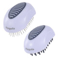 2PCS Dog Brush for Shedding and Bathing, Dog Grooming Tools Set for Short/Long Haired Dogs & Cats, Slicker Pin Hair Brush for Removing Loose Fur and Tangles, Soft Rubber Brush for Washing